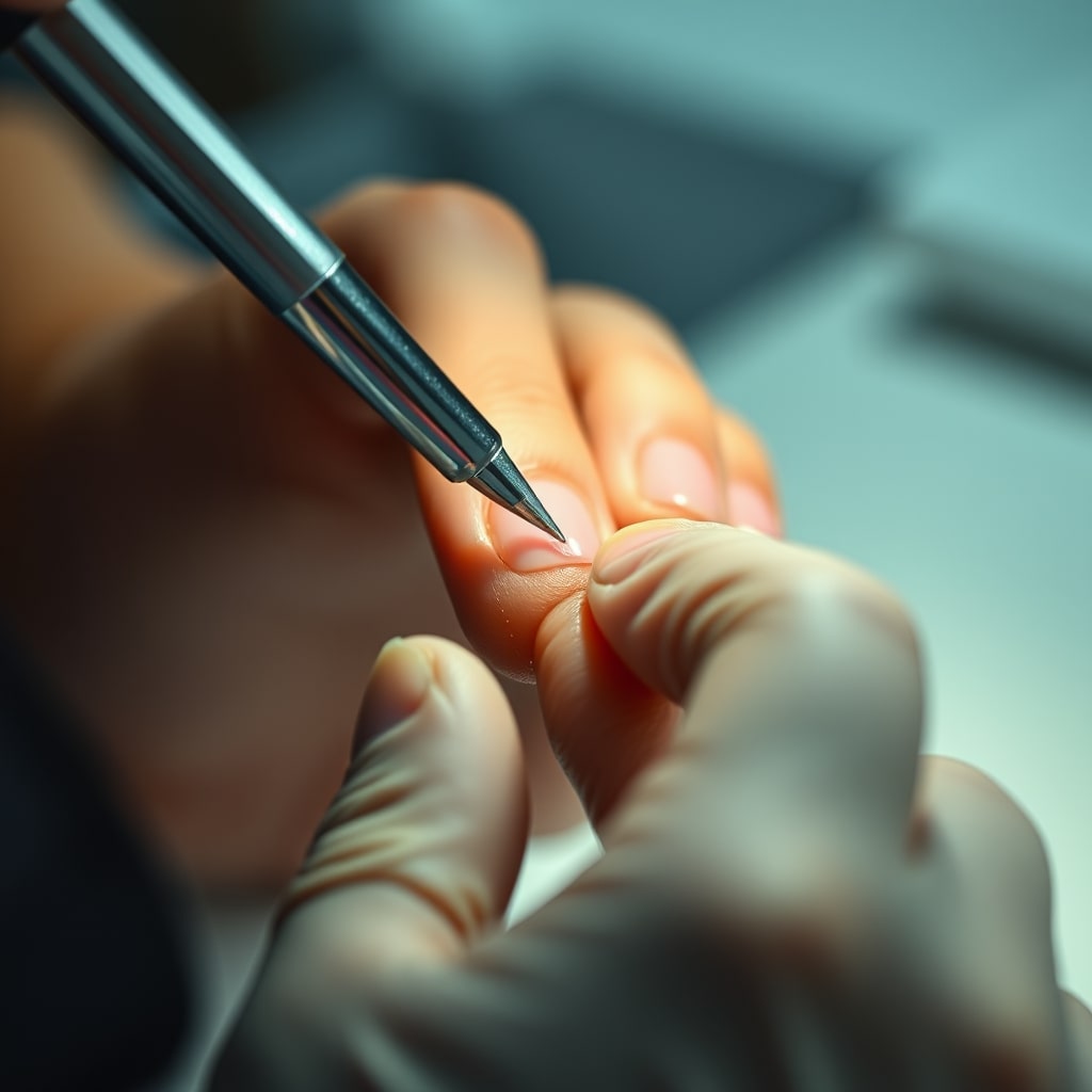 layanan first nail art – nail artist process